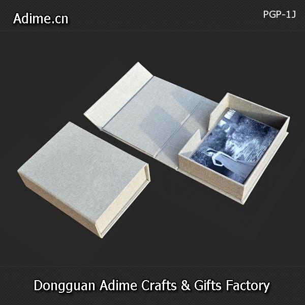 Linen Fabric Photo Gift Box