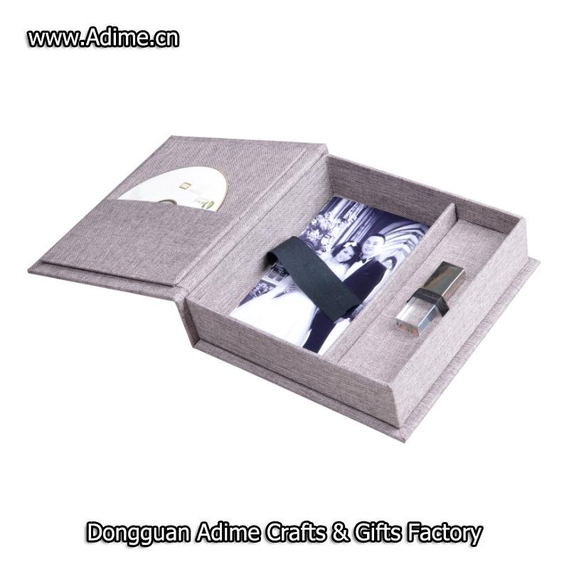 Cotton DVD Photo USB Gift Boxes