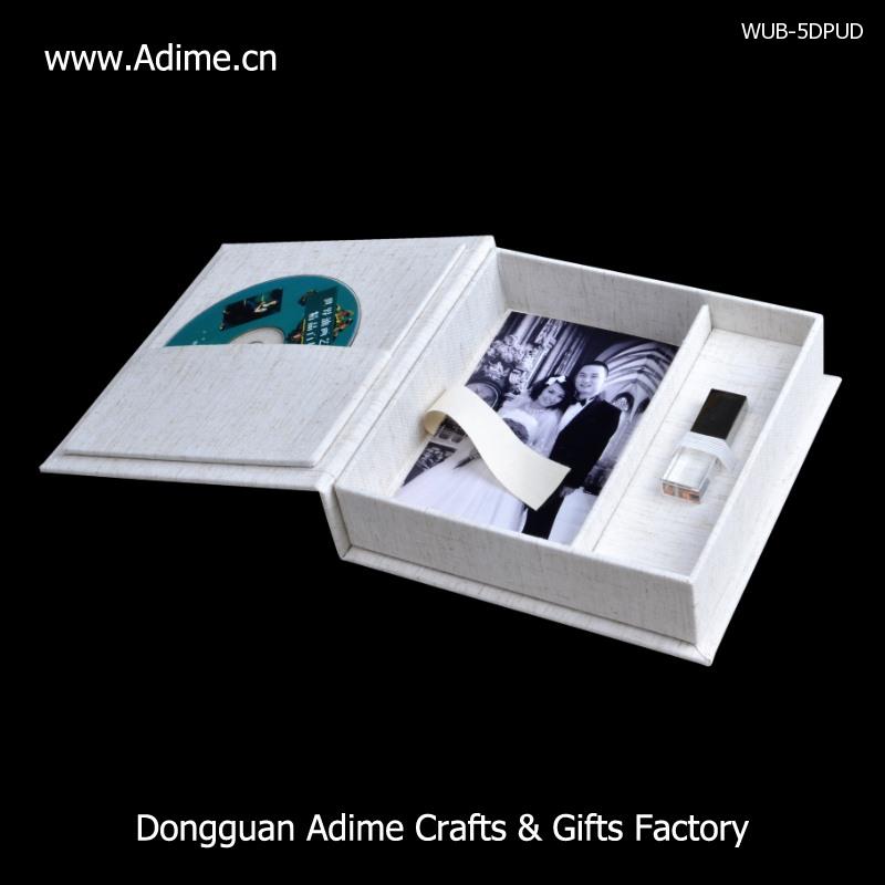 Cotton DVD Photo USB Gift Boxes