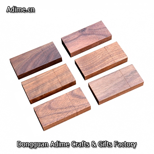 Matched Wood Grain USB flash drive