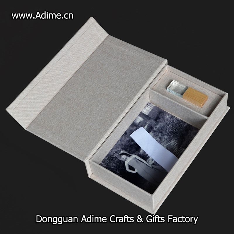 photo prints USB packaging box for wedding