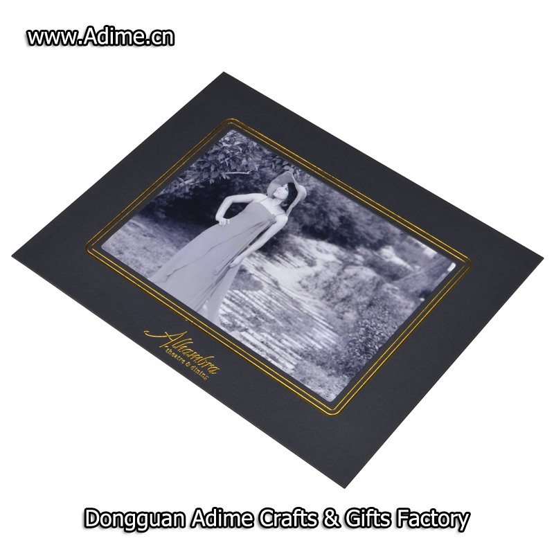 8x10 white paper photo folder