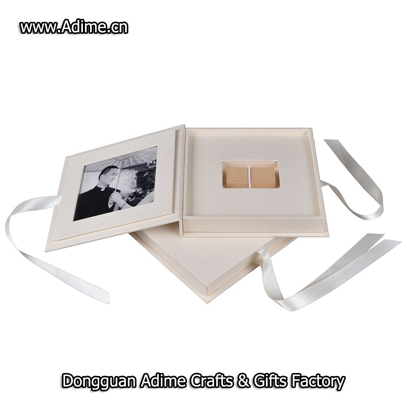 wedding Linen Photo USB Gift Box