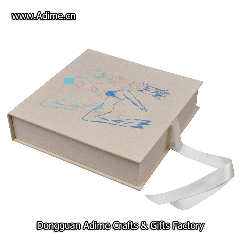 Ribbon Album Packaging Box for photographer