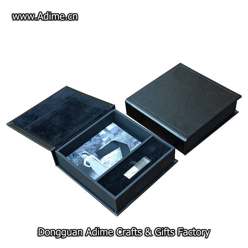 Photo Packaging Box with USB Divider