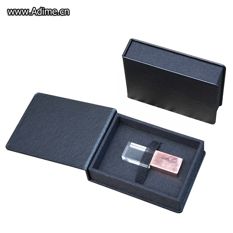 wedding leather USB flash drive packaging box