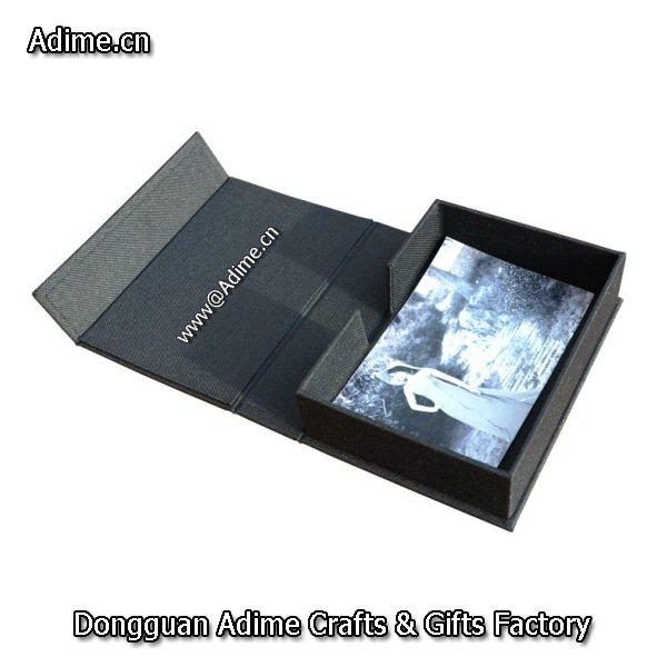 Linen Fabric Photo Gift Box