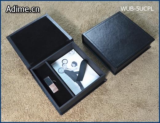 Leather Prints Box with USB