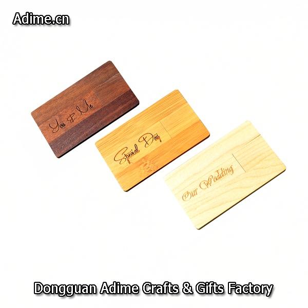 Wood Card Style USB