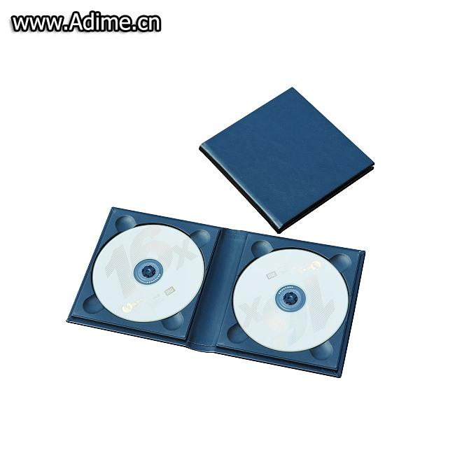 Double Leather CD DVD Holder