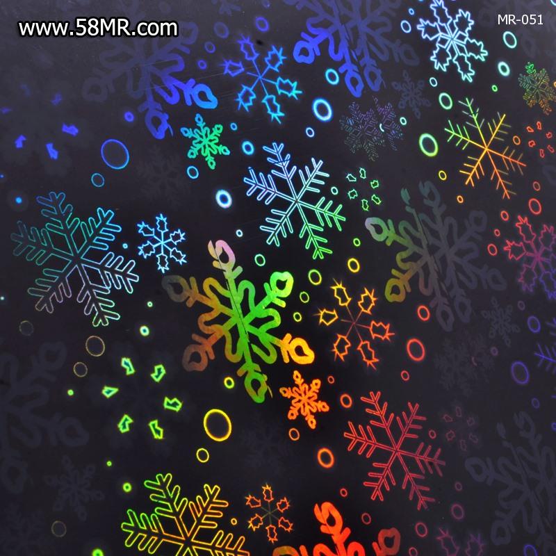 Snowflake Holographic Film