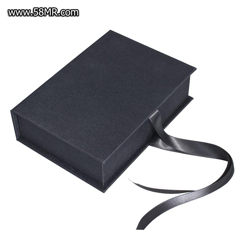 Ribbon Linen Photo Box