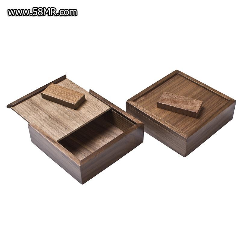 Walnut USB Flash Drive Box