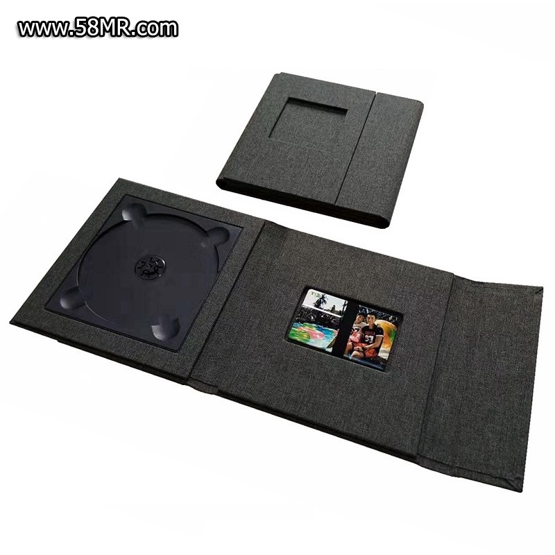 Fabric Linen Credit Card USB DVD Case