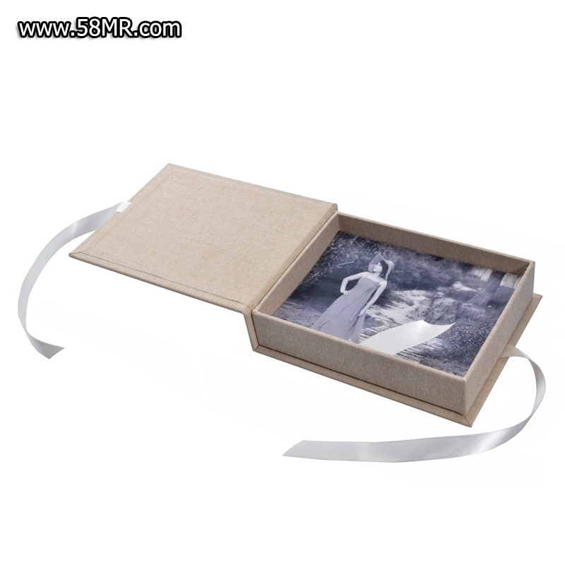 linen usb photo dvd case