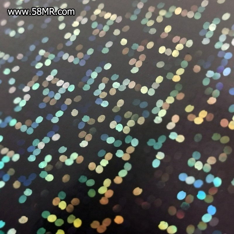 Colorful Bead Holographic Film