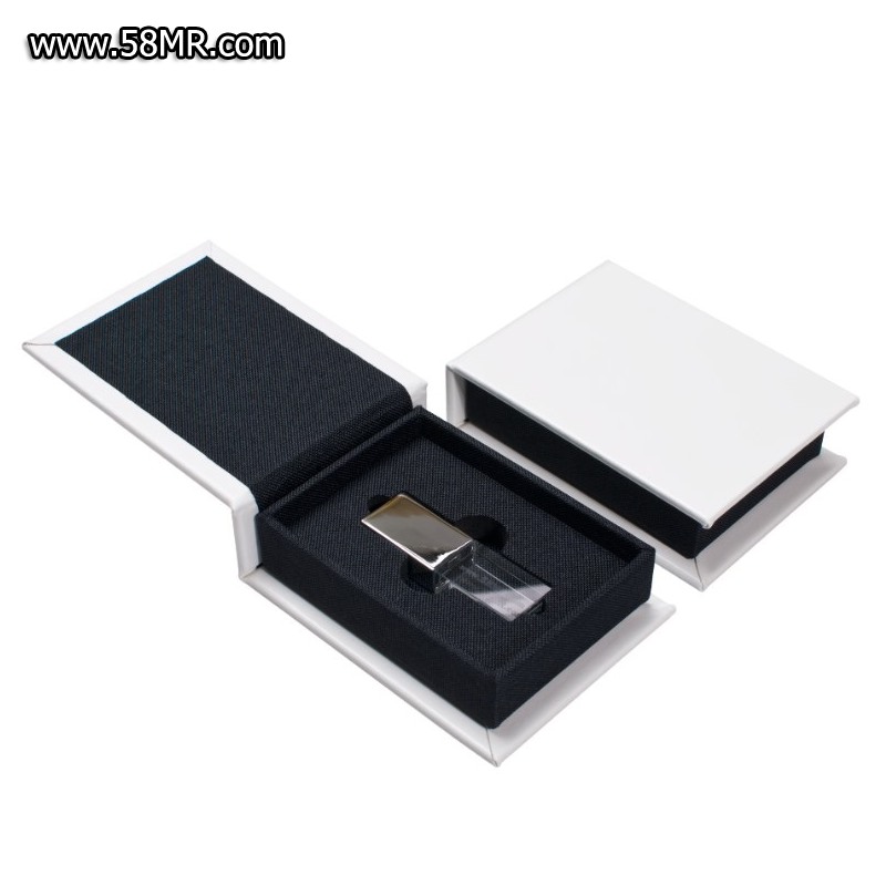Leather Linen USB Box